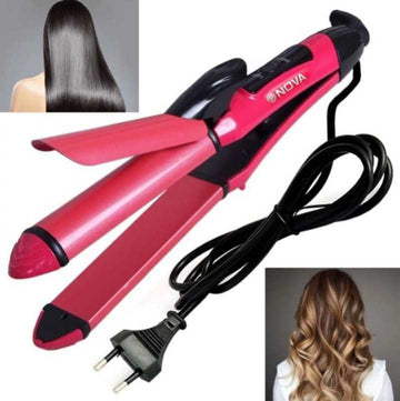 2-in-1 Nova Hair Straightener & Curler